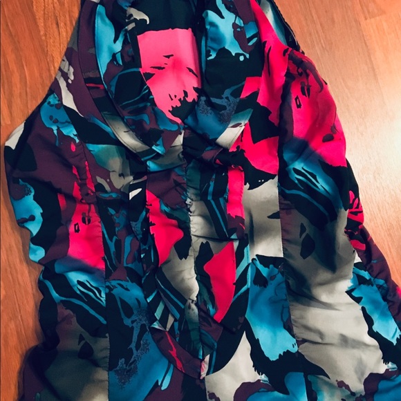 Express Tops - Express sleeveless colorful blouse, sz large,